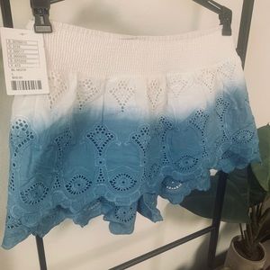 NWT Urban Outfitters Tie Dyed Eyelet Shorts